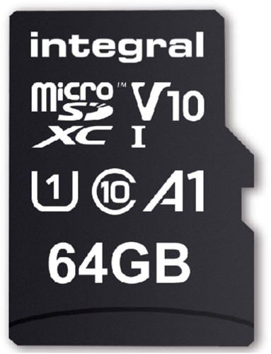 GEHEUGENKAART INTEGRAL MICRO V10 64GB 1 Stuk