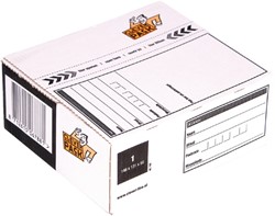 Postpakketbox 1 CleverPack 146x131x56mm wit 1 Stuk