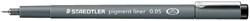 Fineliner Staedtler pigment 308 0.05mm zwart 1 Stuk