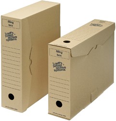 Archiefdoos Loeff filing box 3003 345x250x80mm krt 1 Stuk