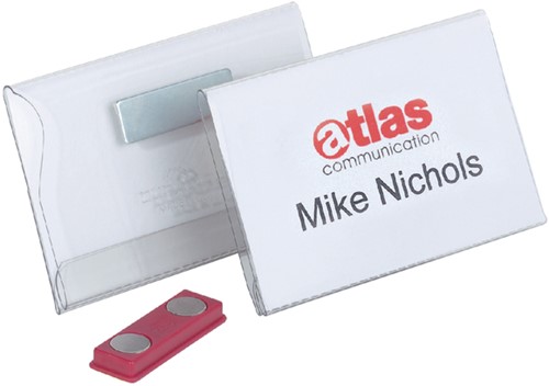 Badge Durable 8117 vlak met magneet 54x90mm 1 Stuk-2