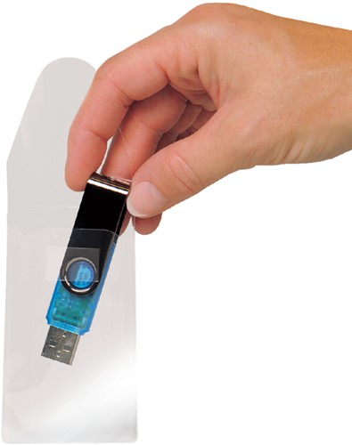 USB hoes Djois 52.5x90mm met sluiting zelfkl tr 10 Stuk
