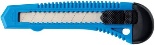 Snijmes Westcott office 18mm schuif blauw 1 Stuk