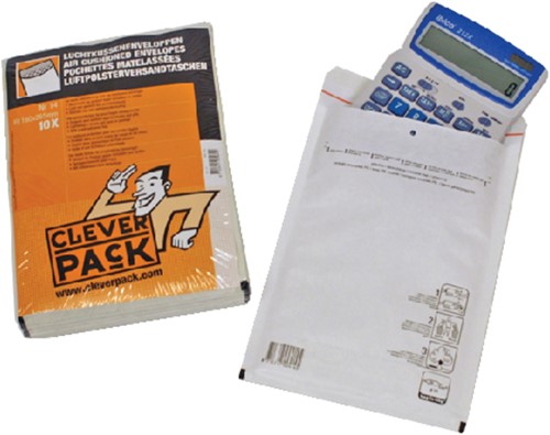 ENVELOP CLEVERPACK LUCHTKUSSEN 14 200X275 WIT A 10ST 10 Stuk