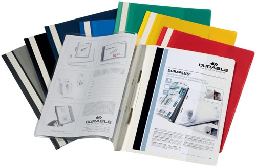 Snelhechtmap Durable Duraplus A4 zwart 1 Stuk-3