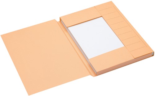 Dossiermap Secolor A4 3kl recy karton 250gr ch 1 Stuk