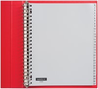 Tabblad Quantore A4 23r pp 1-31 extra breed grijs 1 Set