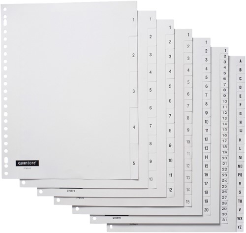 Tabblad Quantore 23rings pp 1-10 wt 1 Set-2