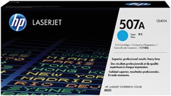 Tonercartridge HP CE401A 507A blauw 1 Stuk