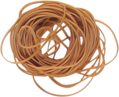 Elastiek Standard 10 30x1.5mm 500gr 4750st bruin 500 Gram