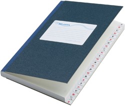 Register Djois 165x105mm lijn 192blz alfabet bl 1 Stuk