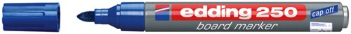 Whiteboardmarker edding 250 rond 1.5-3mm blauw 1 Stuk