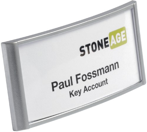 Badge Durable 8540 classic magneet 30x65mm zgs 1 Stuk
