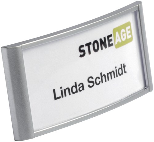 Badge Durable 8542 classic magneet 34x74mm zgs 1 Stuk