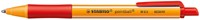 Balpen STABILO pointball 6030/40 M rood 1 Stuk