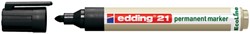 Viltstift edding 21 Eco rond 1.5-3mm zwart 1 Stuk