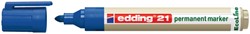 Viltstift edding 21 Eco rond 1.5-3mm blauw 1 Stuk