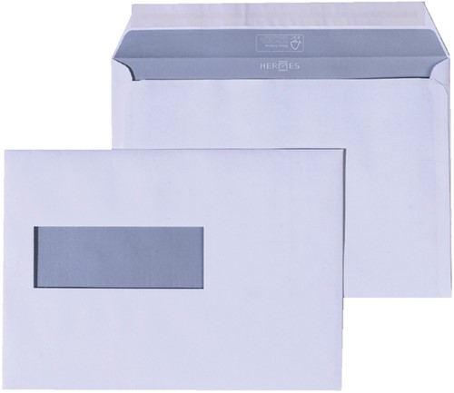 Envelop Hermes venster C5 162x229mm vl 80gr wit 500 Stuk-2