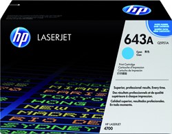 Tonercartridge HP Q5951A 643A blauw 1 Stuk