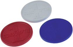 Consumptiemunt Combicraft rood 750st 750 Stuk