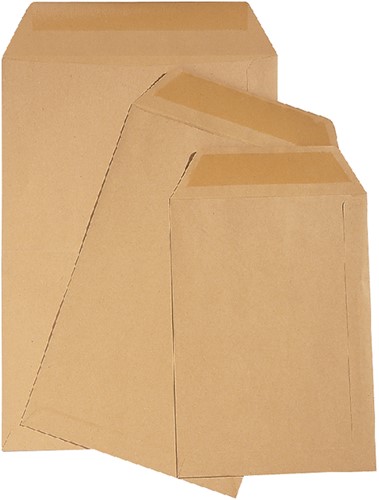 Envelop Quantore loonzak 85x125 70gr bruin 1000 Stuk