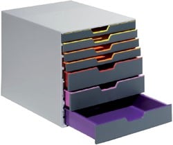 Ladenbox Durable Varicolor 7 laden grijs 1 Stuk