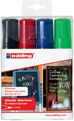 Krijtstift edding 4090 window blok 4-15mm assorti 4 Stuk
