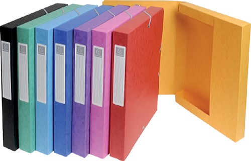 Elastobox Exacompta A4 25mm 600gr assorti 1 Stuk