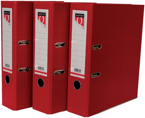 Ordner Quantore A4 80mm PP rood 1 Stuk-2