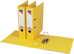 Ordner Quantore A4 80mm PP geel 1 Stuk