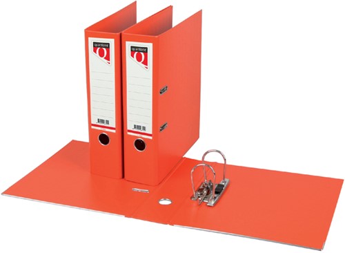 Ordner Quantore A4 80mm PP oranje 1 Stuk