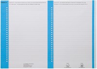Ruiterstrook Elba Nr 8 138x6mm lateraal blauw 10v 10 Vel