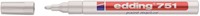 Paintmarker edding 751 oliebasis 1-2mm wit bls 1 Stuk-2