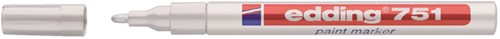 Paintmarker edding 751 oliebasis 1-2mm wit 1 Stuk