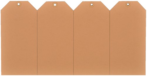 Label karton nr 6 200gr 60x120mm chamois 1000st 1000 Stuk-2