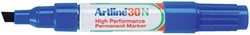 Viltstift Artline 30 schuin 2-5mm blauw 1 Stuk