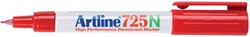 Fineliner Artline 725 rond F rood 1 Stuk
