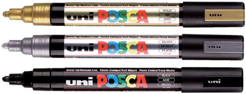 Paintmarker Uni POSCA PC5M M rood 1 Stuk-2