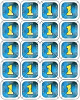Consumptie breekmunt Combicraft blauw 200st 200 Stuk