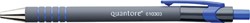 Balpen Quantore grip drukknop blauw 1 Stuk
