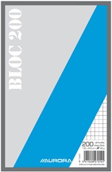 Kladblok Aurora 135x210mm ruit 5X5mm 200 vel 45gr 1 Stuk