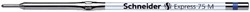 Balpenvulling Schneider Express 75 M blauw 1 Stuk