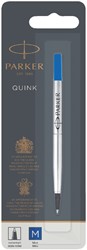 Rollerpenvulling Parker Quink M blister blauw 1 Stuk