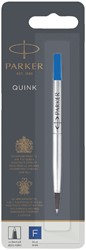 Rollerpenvulling Parker Quink F blauw 1 Stuk