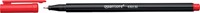Fineliner Quantore 0.4mm rood 1 Stuk