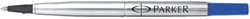 Rollerpenvulling Parker Quink F blauw 1 Stuk