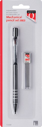 Vulpotlood Quantore 0.5mm + Koker 12x potloodstift 1 Stuk