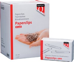 Paperclip Quantore R50 55mm lang 100 Stuk