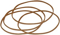 Elastiek Standard 22 100x1.5mm 500gr 1330st bruin 500 Gram