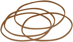 Elastiek Standard 22 100x1.5mm 50gr 130st bruin 50 Gram